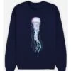 Sweatshirt "Space Jelly" Donkerblauw 1 Sweatshirt "Space Jelly" Donkerblauw -Gstar Kleding Winkel wooop sweatshirt space jelly donkerblauw