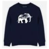 Sweatshirt "Wild Africa" Donkerblauw -Gstar Kleding Winkel wooop sweatshirt wild africa donkerblauw