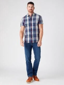 Wrangler Spijkerbroek "Texas" - Regular Fit - Blauw -Gstar Kleding Winkel wrangler spijkerbroek texas regular fit blauw 3