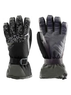 Zanier Unisex-ski-/snowboardhandschoenen "GAP STX" Zwart/grijs