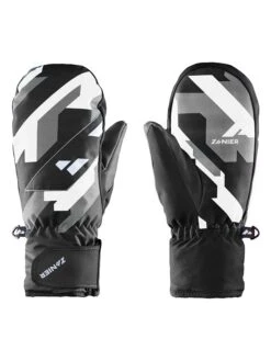 Zanier Unisex-ski-/snowboardwanten "Melau GTX" Zwart/grijs