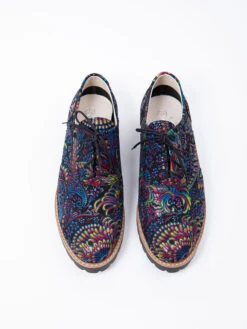 Leren Veterschoenen Blauw -Gstar Kleding Winkel zapato leren veterschoenen blauw 1