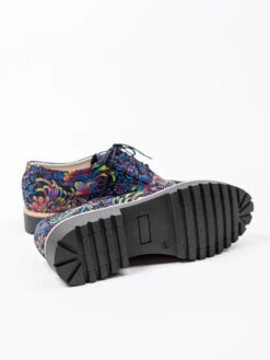 Leren Veterschoenen Blauw -Gstar Kleding Winkel zapato leren veterschoenen blauw 2