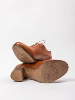 Leren Veterschoenen Camel -Gstar Kleding Winkel zapato leren veterschoenen camel 2