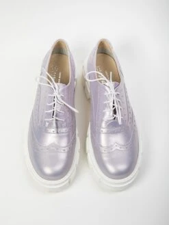 Leren Veterschoenen Lila -Gstar Kleding Winkel zapato leren veterschoenen lila 1