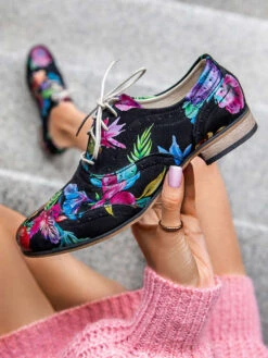 Leren Veterschoenen Zwart/meerkleurig -Gstar Kleding Winkel zapato leren veterschoenen zwart meerkleurig 3