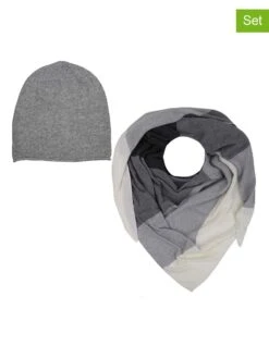 2-delige Accessoireset "Block" Grijs