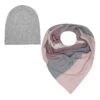 2-delige Accessoireset "Block" Grijs/lichtroze -Gstar Kleding Winkel zwillingsherz 2 delige accessoireset block grijs lichtroze