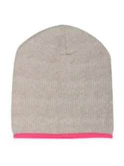 Beanie "Labyrinth" Roze/grijs