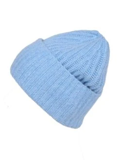 Kasjmieren Beanie Lichtblauw -Gstar Kleding Winkel zwillingsherz kasjmieren beanie lichtblauw 1