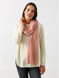 Kasjmieren Sjaal Oudroze - (L)180 X (B)30 Cm -Gstar Kleding Winkel zwillingsherz kasjmieren sjaal oudroze l 180 x b 30 cm 1