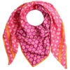 Sjaal "Juna" Roze/oranje -Gstar Kleding Winkel zwillingsherz sjaal juna roze oranje
