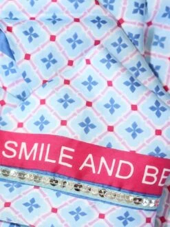 Sjaal "Mareen" Lichtblauw/roze - (L)200 X (B)90 Cm -Gstar Kleding Winkel zwillingsherz sjaal mareen lichtblauw roze l 200 x b 90 cm 1