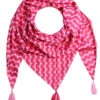 Sjaal "Rixa" Roze - (L)200 X (B)97 Cm -Gstar Kleding Winkel zwillingsherz sjaal rixa roze l 200 x b 97 cm